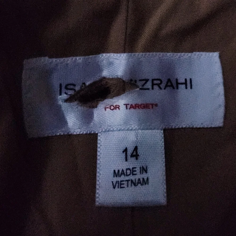 Isaac Mizrahi for Target Tan 3 Button Blazer Women’s Size 14 Career Office EUC